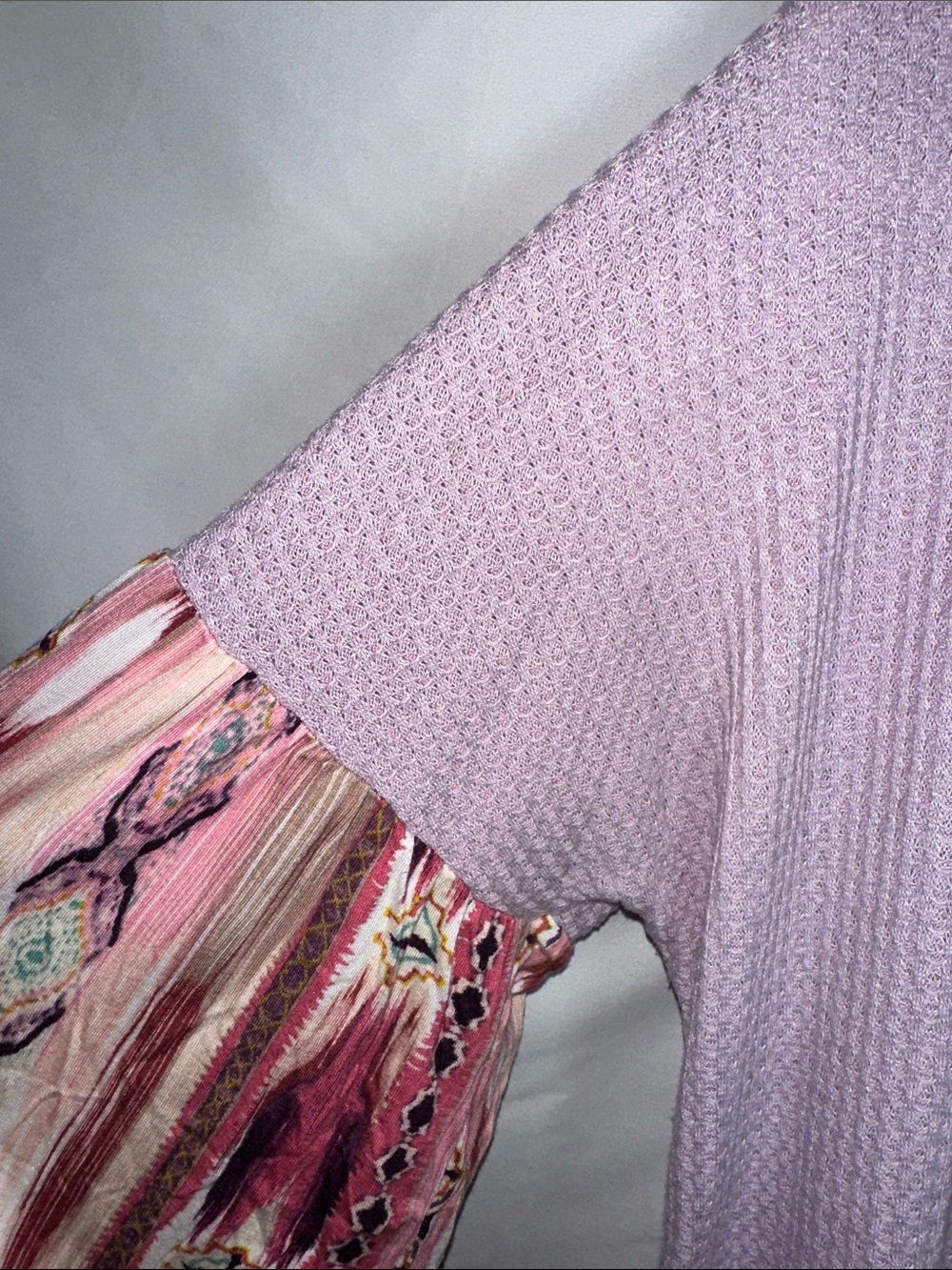Pulse Lavender Waffle Knit Top - Picture 3 of 6